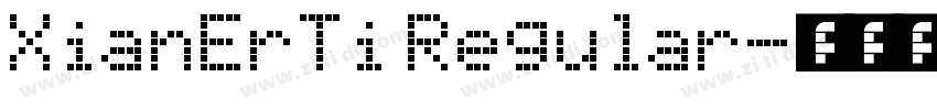 XianErTi Regular字体转换